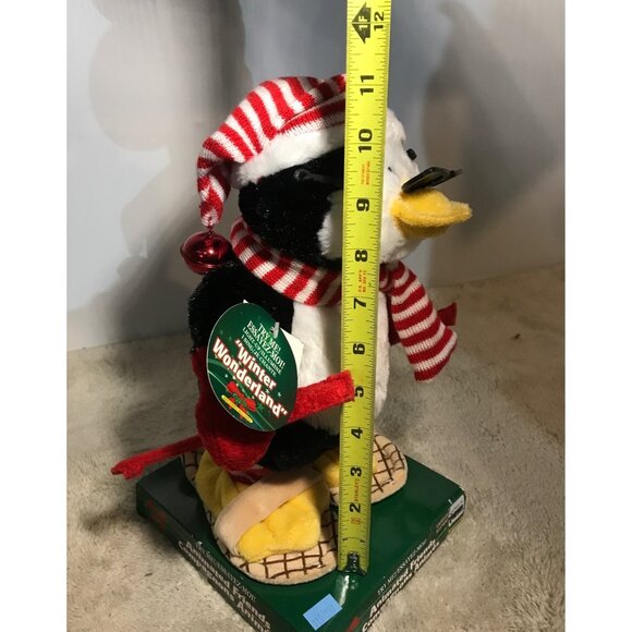 Dandee Animated Singing Penguin With Hat & Scarf Winter Wonderland 12” - Picture 6 of 8